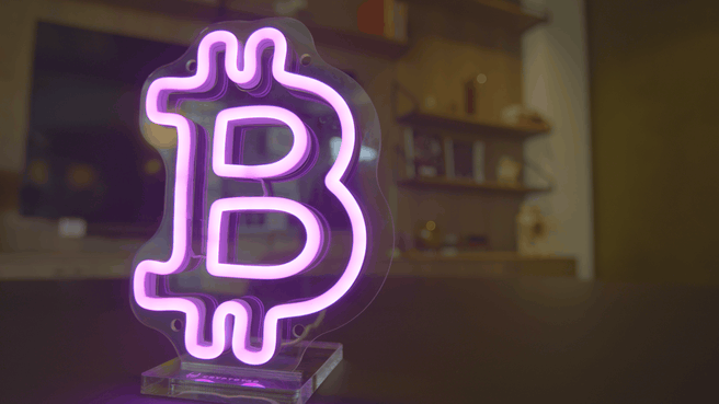 CRYPTOTAG Hodl Light - Bitcoin LED Sign