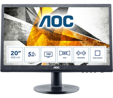 AOC M2060SWDA2 Zwart