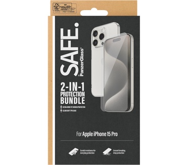 PanzerGlass SAFE. 2-in-1-Pack iPhone 2023 iPhone 6.1 Pro