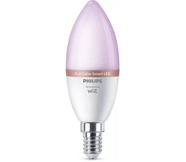 Philips Kaarslamp 40W C37 E14 x3