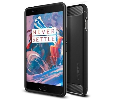 Spigen Rugged Armor OnePlus 3 Case - K03CS20615 - Black