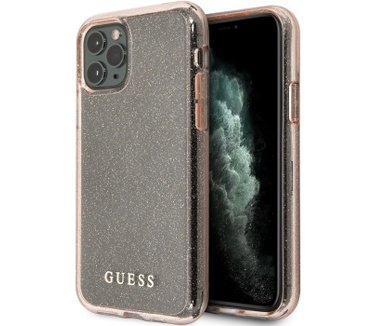 Guess Glitter Hard Case voor Apple iPhone 11 Pro (5.8") - Roze  Roze
