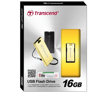 Transcend JetFlash T3G 16GB Goud