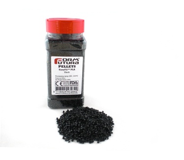 Formfutura EasyFil PLA - Black (Pellets, 400 gram)