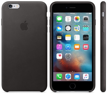 Apple iPhone 6s Plus Leather Case Zwart