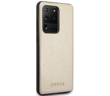 Guess IriDescent Hard Case voor Samsung Galaxy S20 Ultra - Goud  Goud