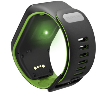 TomTom Runner 3 Cardio + Music Zwart/Groen + Hoofdtelefoon (L)