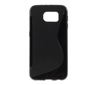 qMust S-Style TPU Case Samsung Galaxy S6 - zacht rubberen hoes - zwart