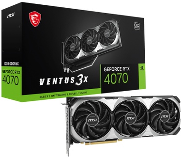 MSI GeForce RTX 4070 VENTUS 3X E 12G OC
