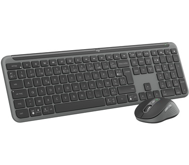 Logitech MK950 Signature Slim Combo for Business, Azerty FR, Grafiet
