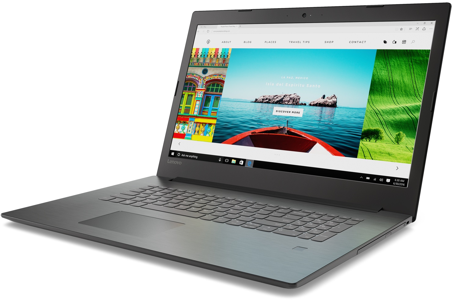 Touchpad original 8SST60N10295 pour Lenovo Ideapad 320-17IKB Gris