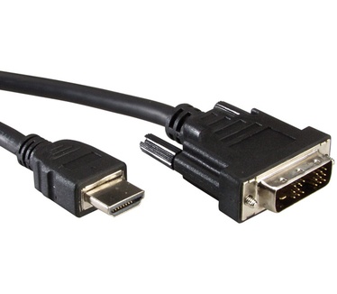 Value monitorkabel DVI (18+1) / HDMI M/M 3,0m
