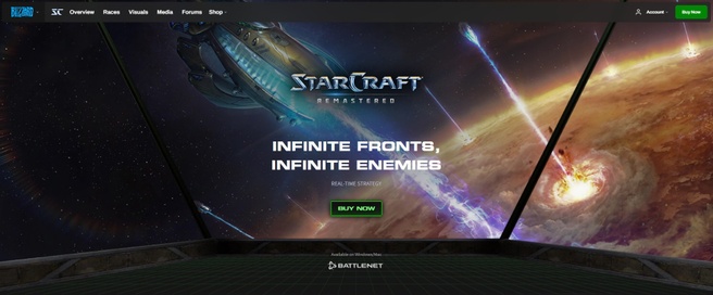 StarCraft-website