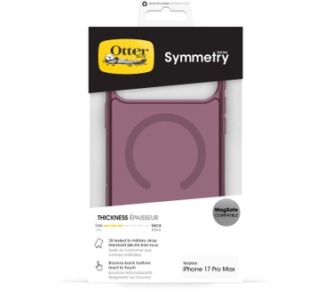 Otterbox Symmetry Clear MagSafe Camera Control Apple iPhone 17 Pro Max Rhapsody