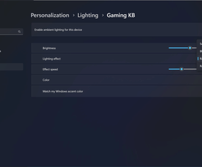 Windows 11 rgb controls