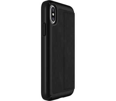 Speck Presidio Folio Leather iPhone XS / X (iPhone XS / X) Zwart