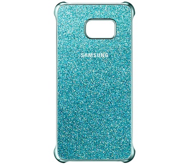 Samsung Galaxy S6 edge Plus Glitter Cover Blauw