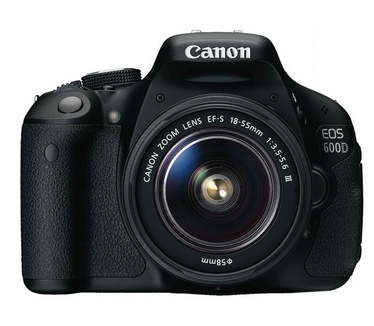 Canon EOS EOS 600D + EF-S 18-55mm DC III Zwart