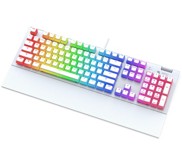 SPC Gear GK650K Omnis RGB Onyx White Pudding Edition (Kailh Red, Qwerty US)