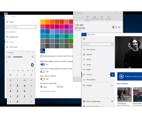 Windows 10 Anniversary Update Light en Dark