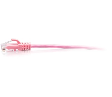 CablesToGo 0.9m Cat6a Snagless Unshielded (UTP) Slim Ethernet Patchkabel - Roze