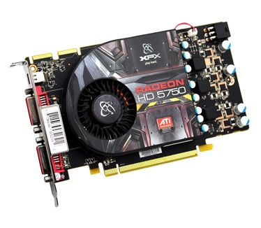 XFX Radeon HD 5750 1024 MB DDR5 Mini-DisplayPort XXX (HD-575X-ZMD7)