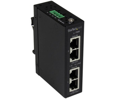 Startech.com Industriële 2-poorts gigabit PoE+ Power over Ethernet-injector 48V / 30W op de wand te monteren