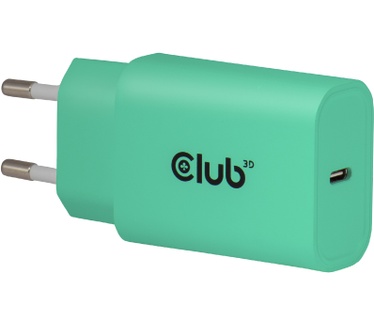 Club 3D 2-Pack USB-C® oplader 30Watt Groen