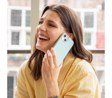 Accezz Liquid Silicone Backcover iPhone 11 - Sky Blue
