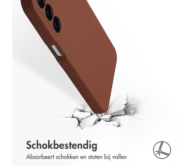 Accezz Liquid Silicone Backcover Samsung Galaxy A16 5G - New Tea Brown