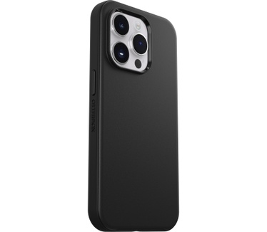 Otterbox OtterBox Symmetry+ hoesje voor iPhone 14 Pro Max met MagSafe, schokbestendig, valbestendig, dun beschermend hoesje, 3x getest volgens militaire standaard, Antimicrobieel, Zwart, Geen retailverpakking