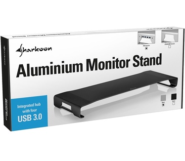 Sharkoon Aluminium Monitor Stand PRO (Zwart)