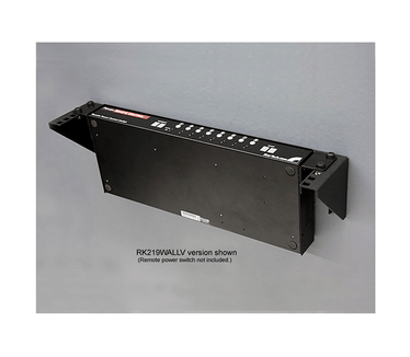 Startech StarTech.com 1U 19in Steel Vertical Rack and Wall Mountable Server Rack - Muurbevestigingsbeugel - zwart - 1U - 19"