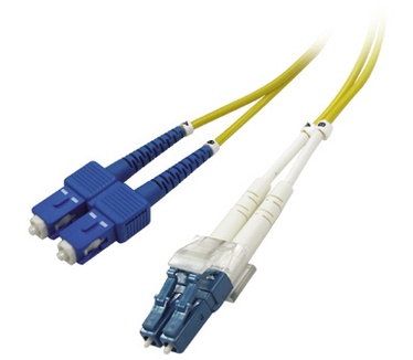 Microconnect LC/UPC-SC/UPC, 9/125, 1m