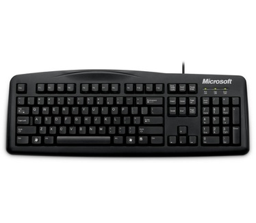 Microsoft Wired Keyboard 200 for Business (US int) Zwart