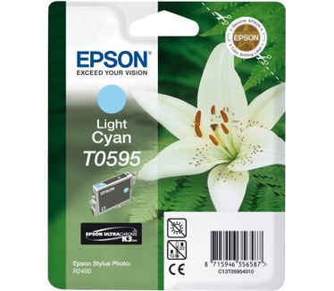 Epson inktpatroon Light Cyan T0595 Ultra Chrome K3