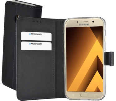 Mobiparts Premium Wallet TPU Case Samsung Galaxy A3 (2017) Black