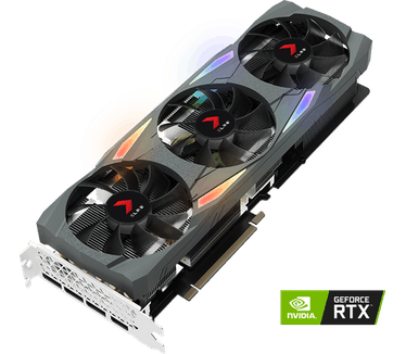 Nvidia GeForce GeForce RTX 3080 10GB XLR8 Gaming EPIC-X RGB Triple Fan Edition (VCG308010TFXMPB)