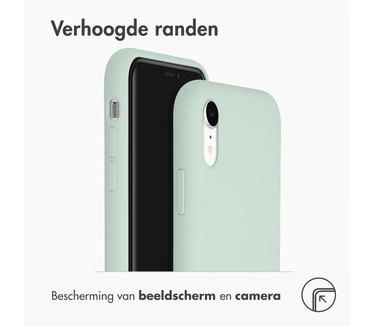 Accezz Liquid Silicone Backcover iPhone Xr - Sky Blue