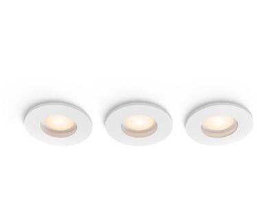 Philips Hue White ambiance Adore Bathroom inbouwdownlight (3-pack)