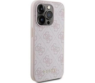 Guess 4G Back Case - Apple iPhone 15 Pro (6.1") - Roze Roze