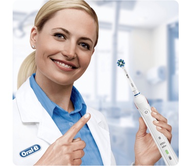 Oral-B Smart 4 4500N Black Elektrische Tandenborstel + Reisetui