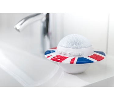 Bigben Interactive Draadloze waterproof bluetooth speaker + handige accessoires - Great Britain