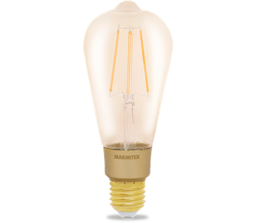 Marmitek GLOW XLI - Smart Wi-Fi LED filament bulb XL - E27 | 650 lumen | 6 W = 40 W