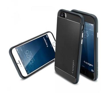 Spigen Case Neo Hybrid Apple iPhone 6 SGP11030 (Metal Slate) voor iPhone 6