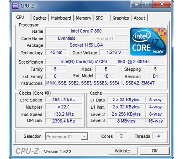 CPU-Z screenshot (481 pix)