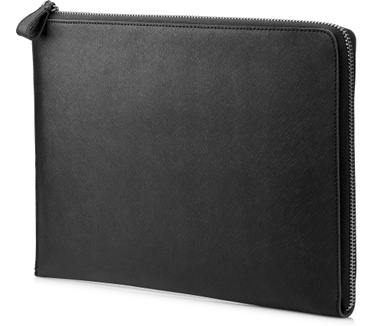 HP Elite 13.3 Black Leather Sleeve Zwart