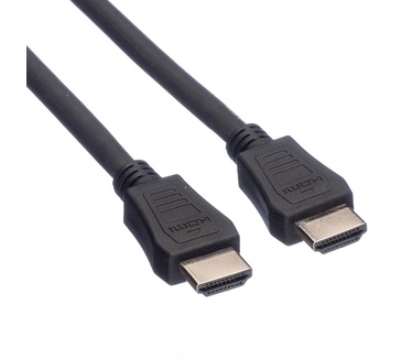 Value HDMI High Speed Cable met Ethernet M-M, LSOH 2,0m Zwart