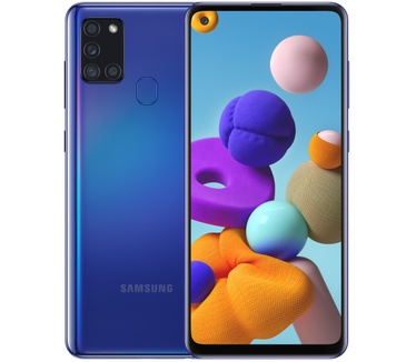 Samsung Galaxy A21s (3GB intern, 32GB opslag) Blauw