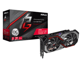 ASRock RX 5500XT-videokaarten